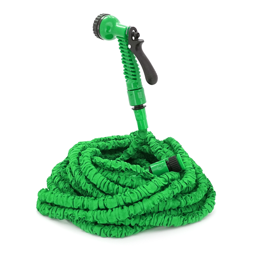 Шланг Садовий 15-45м / 150ft + розпилювач, насадка на кран, Blue / Green, Box