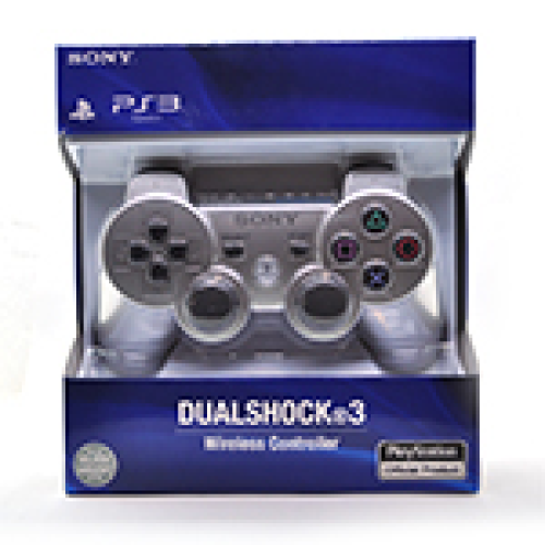 Геймпад бездротовийї для PS3 SONY Wireless DUALSHOCK 3 (Silver), 3.7V, 500mAh, Blister