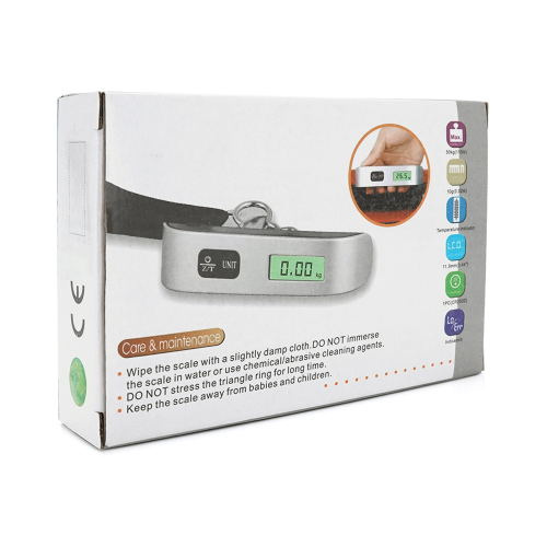 Кантер електронний ACS S 004, LCD, Градація: 1 г, 1-50кг, харчування CR2032, корпус - пластик, для сумок / багажу, BOX