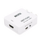 Конвертер Mini, HDMI to AV, ВИХІД 3RCA (мама) на ВХІД HDMI (мама), 720P / 1080P, White, BOX