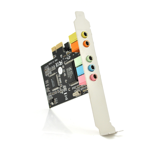 Звукова карта PCI-E - 5.1CH, 3D 4.1, Windows 98 / Windows2000 / XP / NT win7 32 / 64, BOX