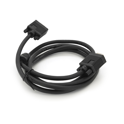 Кабель VGA (M) - VGA (M) 2m Merlion 1 фільтр Black