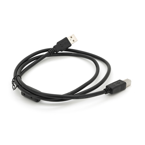 Кабель USB 2.0 AM / BM, 1.0m, 1 ферит, чорний, Пакет Q500