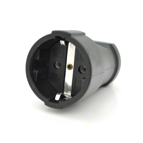Штепсельний роз&apos;єм пластиковий з заземленням 16A 250V OA1020, Q15
