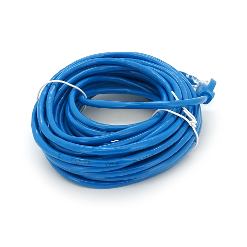 Патч-корд литий RITAR, UTP, RJ45, Cat.5e, 10m, синій, Cu (мідь)