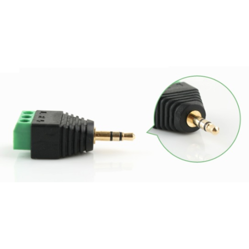 Роз'єм для підключення miniJack 3.5&quot; Stereo (3 контакта) із клемами под кабель