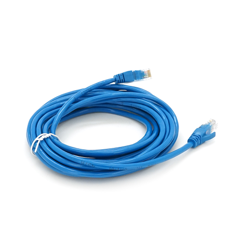 Патч-корд литий RITAR, UTP, RJ45, Cat.5e, 5m, синій, Cu (мідь)