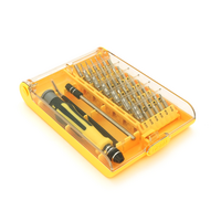 Викрутка з набором насадок та головок 45-in-1, довжина тримача 88 мм