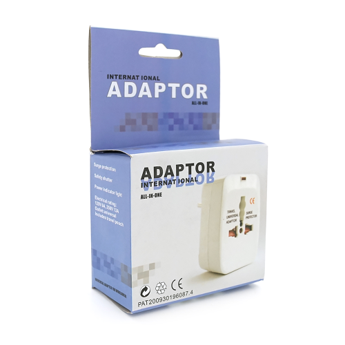 Перехідник на американкаєвророзетка Z4 3 in 1, BOX