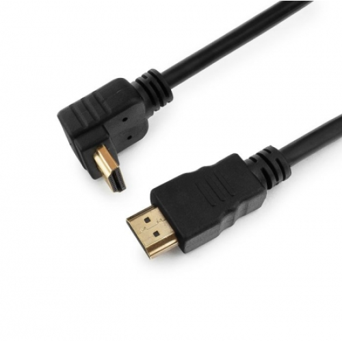 Кабель HDMI (M) - HDMI (M) 1.5m кутовий Black