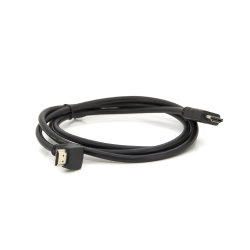 Кабель HDMI (M) - HDMI (M) 1.5m кутовий Black
