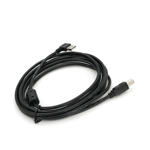 Кабель USB 2.0 RITAR AM / BM, 3.0m, кутовий 90&amp;deg;, чорний