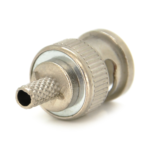 Роз&apos;єм BNC-M - RG-58 crip + жовтий наконечник Q100 / 2500