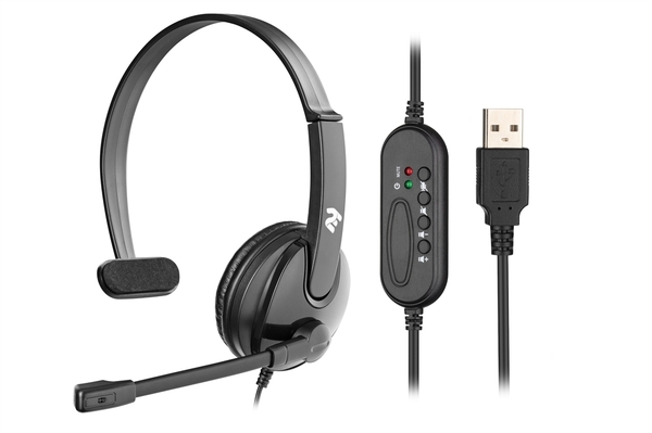 Гарнитура 2E CH12 On-Ear USB Black (2E-CH12MU)
