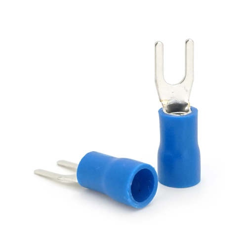 Клема тип &amp;quot;U&amp;quot; 0.5мм, SV2-3.2, дріт 1.5-2.5, ізольована, максимальний струм 27А, під обтискання, латунь, 100 штук в упаковці, ціна за упаковку