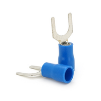 Клема тип &amp;quot;U&amp;quot; 0.5мм, SV2-6, провід 1.5-2.5, ізольована, максимальний струм 27А, під обтискача, латунь, 100 штук в упаковці, ціна за упаковку