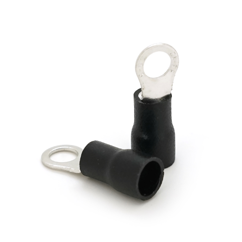 Клема тип &amp;quot;О&amp;quot; RV3.5-5, 0.7 мм, дріт 2.5-4.0, ізольована, максимальний струм 37А, під обтискача, латунь, 100шт в упаковці, ціна за упаковку