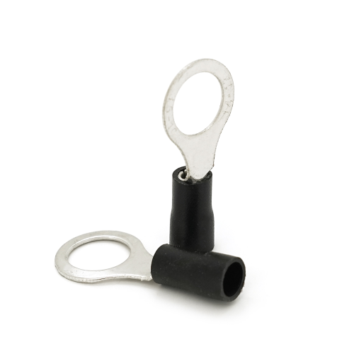 Клема тип &amp;quot;О&amp;quot; RV3.5-10, 0.7 мм, дріт 2.5-4.0, ізольована, максимальний струм 37А, під обтискача, латунь, 100шт в упаковці, ціна за упаковку