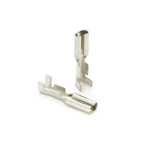 Клема ножова (мама), 2.8 мм, дріт 0.5-1.5, ізольована, латунь, 100шт в упаковці, ціна за упаковку