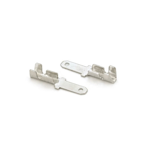 Клема ножова тато, 2.8 мм, дріт 0.5-1.5, неізольована, латунь, з силіконовим ковпачком, 100шт в упаковці, ціна за упаковку