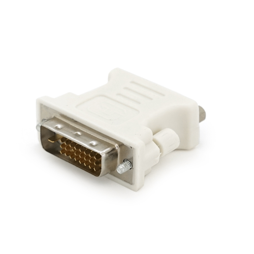 Перехідник DVI-D 24 + 1 (тато) / VGA (мама), Grey Q50