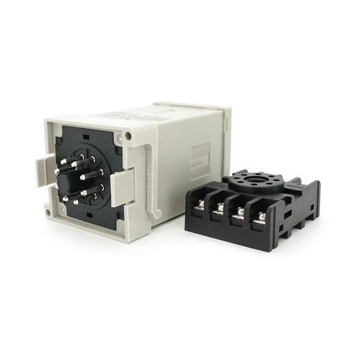 Реле часу DH48S-2Z з індикацією затримки часу + колодка для підключення, 24 VDC