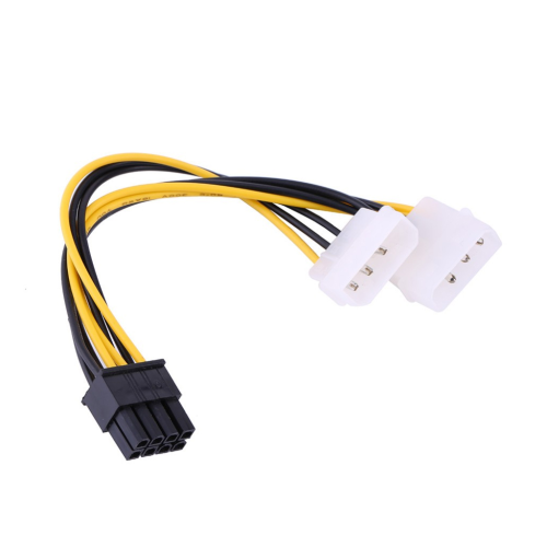 Кабель-перехідник для живлення відеокарти 4+4P--&amp;gt;8P, OEM Q50