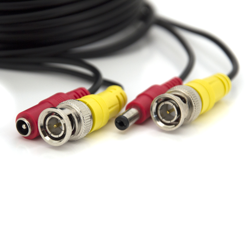 Кабель для камер відеоспостереження Ritar BNC + DC 15m до 5МР AHD / CVI / TVI / CVBS чорний