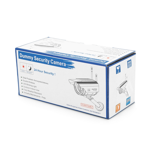 Муляж зовнішньої камери 2400 із сонячною панеллю та червоним світлодіодом , Q56