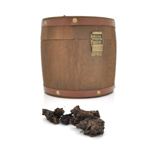 Китайський чорний чай Menghai old tree Pu&apos;er, 500g (Дерев&apos;яна бочка), ціна за бочку, Q1