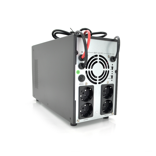 ДБЖ Merlion PSW Indira 2000 VA (1200W) LCD, 162-290VAC, AVR 1st, 4 SCHUKO, 24v. Charger 10-20 Ah, metal Case Q4 (395x145x220) 14.5 кг