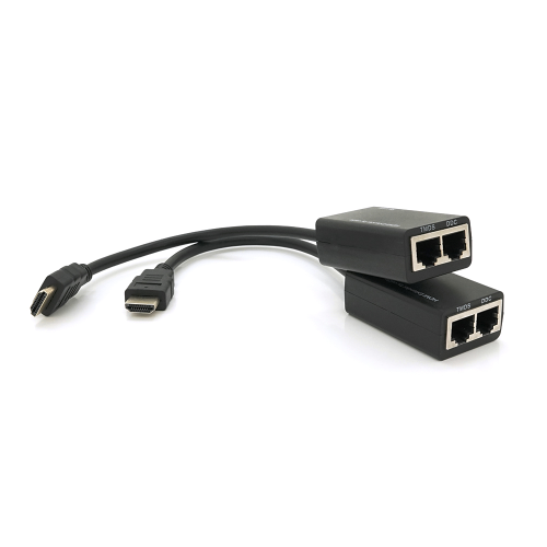 Подовжувач HDMI сигналу пасивний через 2 виті пари 2 CAT-5e / CAT-6e до 30m, ціна за пару