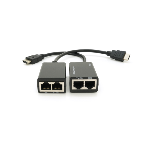 Подовжувач HDMI сигналу пасивний через 2 виті пари 2 CAT-5e / CAT-6e до 30m, ціна за пару