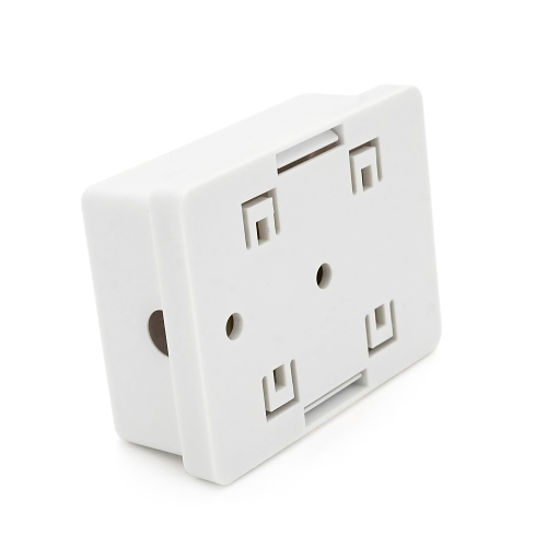 Розетка RITAR FTP 8P8C RJ45 1 порт Cat-6, накладна біла Q500