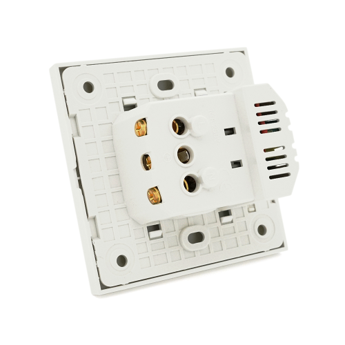 Розетка врізна, Input: AC 100-250V 16A, 2-USB- виходу, White