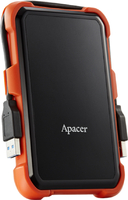 Внешний жесткий диск 2.5" USB 2.0TB Apacer AC630 Black/Orange (AP2TBAC630T-1)