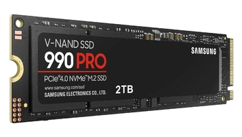 Накопитель SSD  2ТB Samsung 990 PRO M.2 2280 PCIe 4.0 x4 NVMe V-NAND TLC (MZ-V9P2T0BW)