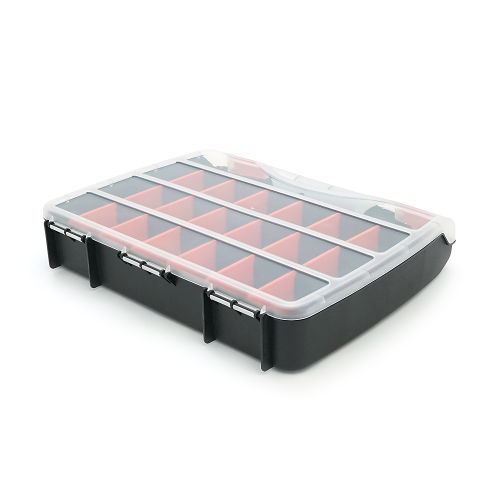 Пластиковий переносний ящик для інструментів 320 х 380 х 70, 21 відділення