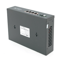 POE комутатор Merlion 4 POE 10 / 100 + 1Single Fiber Tx1310nm 20km + вбудований блок живлення 52V 1.38A
