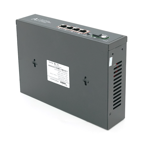 POE комутатор Merlion 4 POE 10 / 100 + 1Single Fiber Tx1310nm 20km + вбудований блок живлення 52V 1.38A