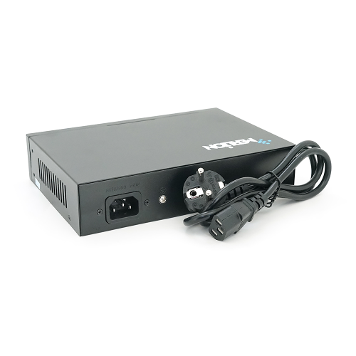 POE комутатор Merlion 4 POE 10 / 100 + 1Single Fiber Tx1310nm 20km + вбудований блок живлення 52V 1.38A
