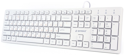 Клавиатура Gembird KB-MCH-03-W-UA Ukr White