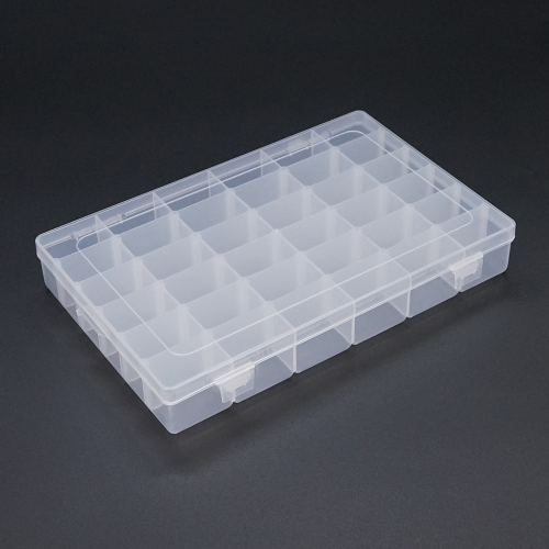 Пластиковий ящик для радіодеталей, 270 х 45 х 175 мм, 36 відділень Q60