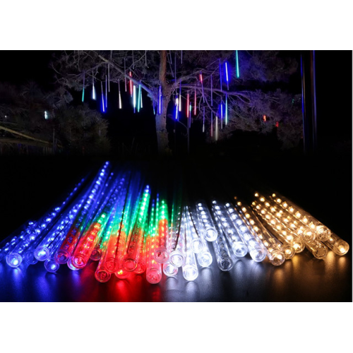 Гірлянда 8 * 80cm (Бурулька) White HOT, 3 метра, прозора ізоляція, BOX