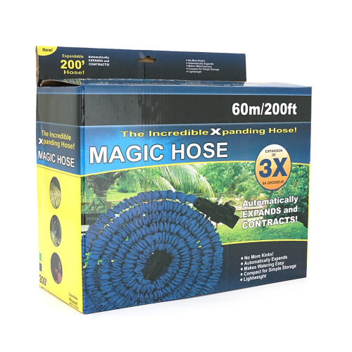 Шланг Садовий 20-60м / 200ft + розпилювач, насадка на кран, Blue / Green, Box