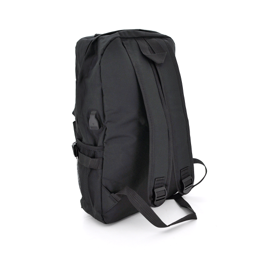 Рюкзак для ноутбука 15.6&amp;quot;, матеріал нейлон, вихід під USB-кабель, чорний, Q50