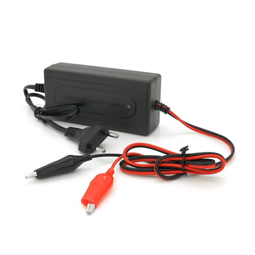 Автоматичне ЗУ для акумулятора MERLION-YT-CH-12200 12V,0,5-2А, клеми(AGM / Gel / Lead)