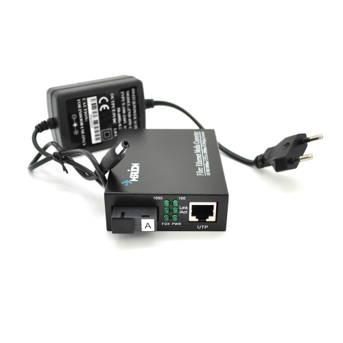 Mediaconverter 1000Mb А 1310nm WDM 20km Merlion (MLMC1000M/1310 WDM)