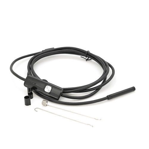 Універсальний ендоскоп 2в1 (USB / MicroUSB) для смартфона / ПК, камера 5.5мм, м&apos;який кабель 1,5м, з LED-підсвічуванням, IP67