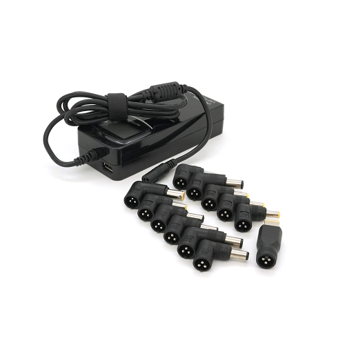 Універсальне АЗП 90W, корпус - пласт, ручне регулювання, 8 роз&apos;ємів,LCD - дисплей, BOX